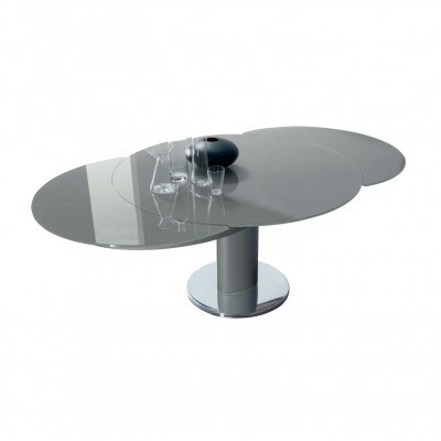 Giro Extending Table Pedestal Base 02.40 by Bontempi Casa