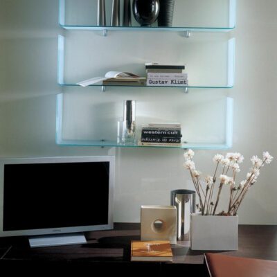 Osaka Glass Shelf 120x25x39 by Bontempi Casa-0