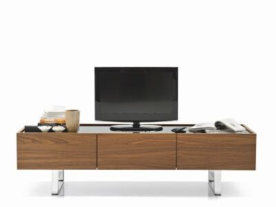 Calligaris Horizon TV Unit Cabinet with Sledge Legs in Different Finish