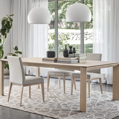 Omnia Wood Extending Table by Calligaris