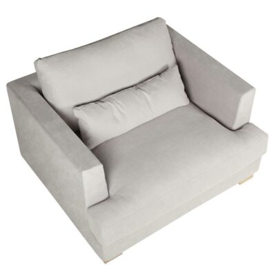 Sits Brandon_Armchair_Upholstered_in_Fabric_Leather