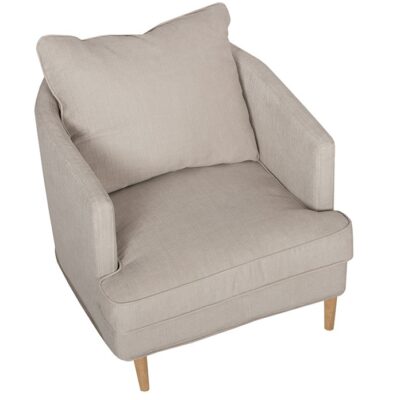 Sits Julia Armchair Upholstered in Fabric, Leather