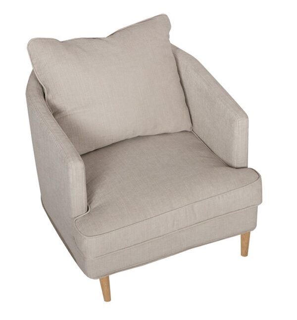 Sits Julia Armchair Upholstered in Fabric, Leather