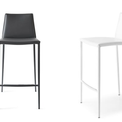 Calligaris Aida 'Regenerated Leather' Barstool