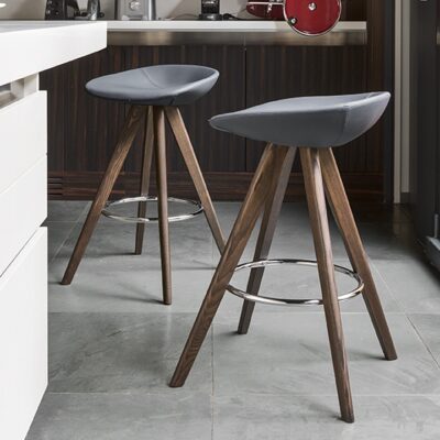 Palm Wood Stool by Calligaris