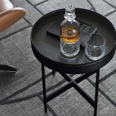 Arena Side Table by Calligaris Black Egde