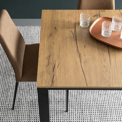 Duca Fixed Melamine Table by Calligaris