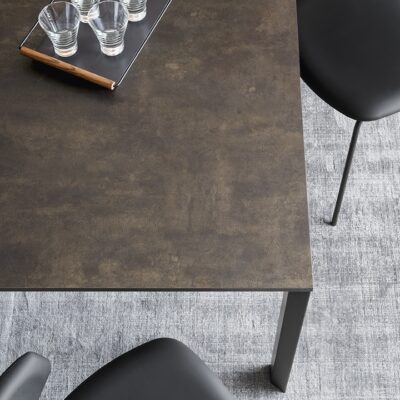 Duca Fixed Melamine Table by Calligaris