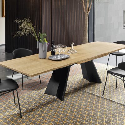 Icaro Wood Extending Table by Calligaris