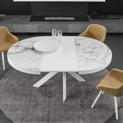 Tivoli Ceramic Extending Table by Calligaris