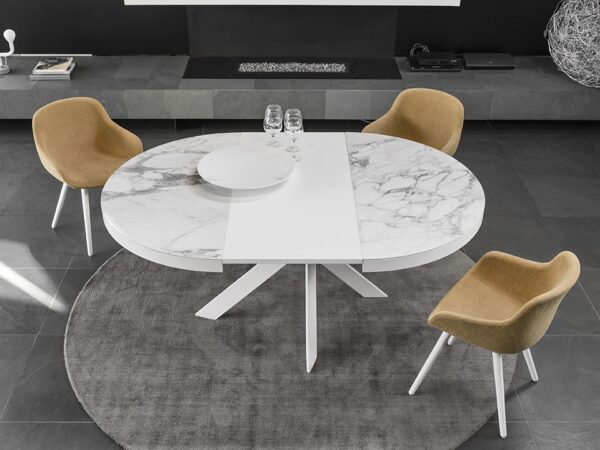 Tivoli Ceramic Extending Table by Calligaris