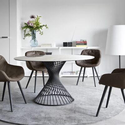 Vortex Ceramic Table by Calligaris