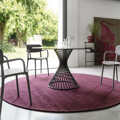 Vortex Glass Table by Calligaris