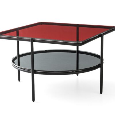 Puro Glass Square Coffee Table by Calligaris-0