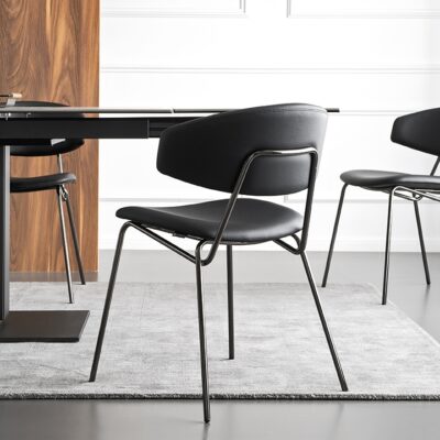 Sophia Skuba/Leather Chair by Calligaris-0