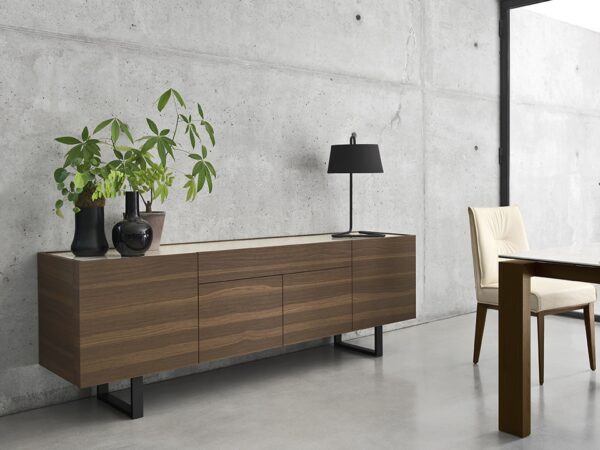 Horizon 4 Door 1 Drawer Sideboard by Calligaris-0