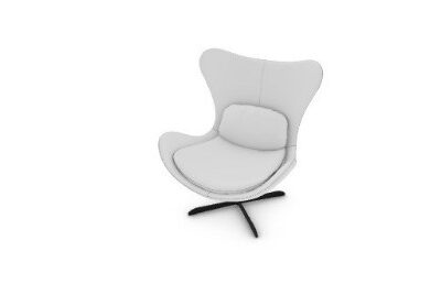 Calligaris Lazy Swivel/Tilt Armchair - Esprit Optic White