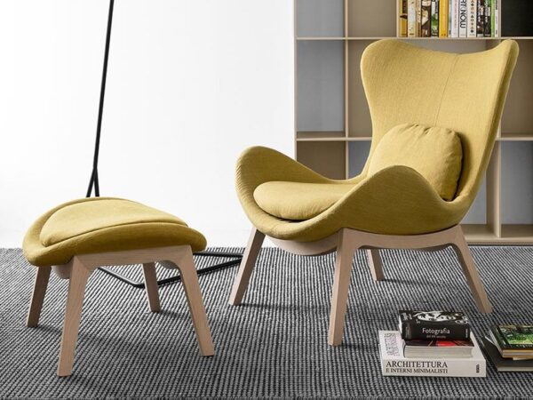 Lazy Wood Armchair by Calligaris-0