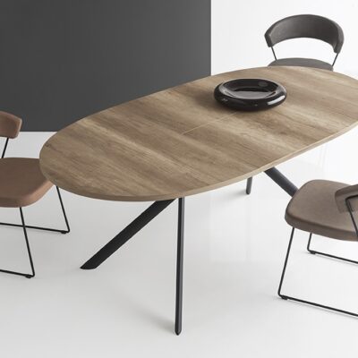 Giove Melamine Extending Round Table by Calligaris Connubia