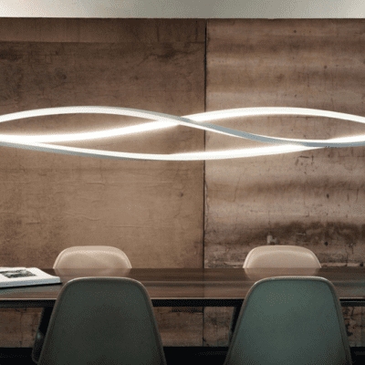 In the Wind Pendant Horizontal Suspension Lamp by Nemo