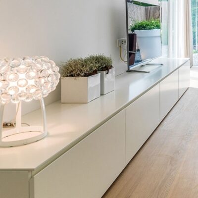 Foscarini Caboche Plus Table Light Lamp in White or Grey at Urbansuite