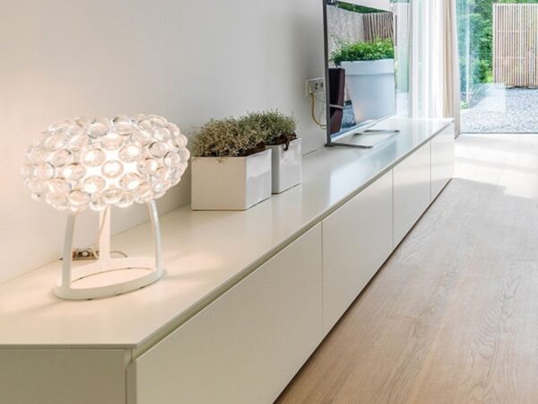 Foscarini Caboche Plus Table Light Lamp in White or Grey at Urbansuite