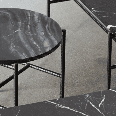 Rebar Round Side Table by Hay