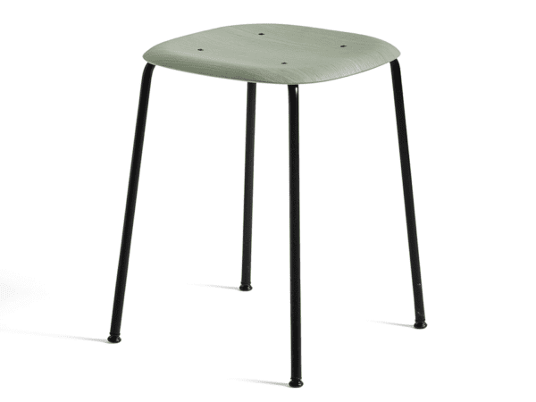 Soft Edge 70 Dusty Green Stool by Hay