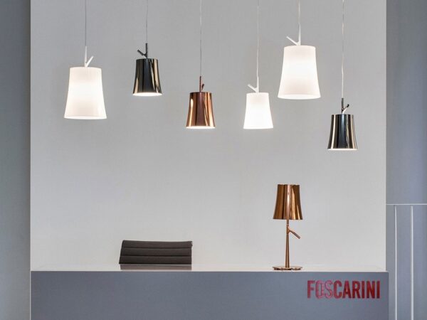 Foscarini Birdie Suspension Light In 2 Different Sizes & Colours at Urbansuite