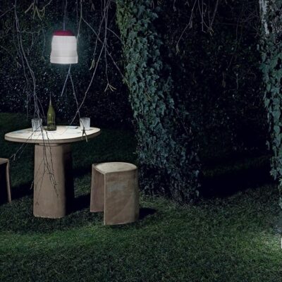 Foscarini Cri Cri Outdoor Table Light Lamp In Red Or Blue at Urbansuite