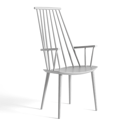 J-Series J110 Dusty Grey Chair with Armrests by Hay