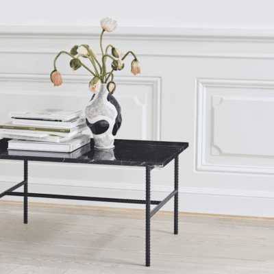 Rebar Rectangular Side Table by Hay