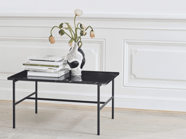 Rebar Rectangular Side Table by Hay