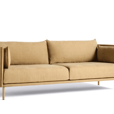 Silhouette 3 Seater Sofa with Wood Legs by Hay