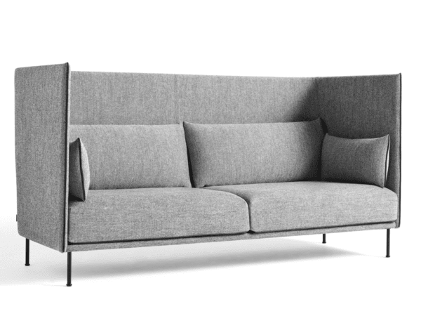 Silhouette 3 Seater Sofa with Wood Legs by Hay