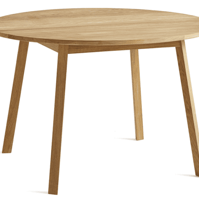 Hay Triangle Leg Round Table in Clear, Soaped and Oiled Finishes