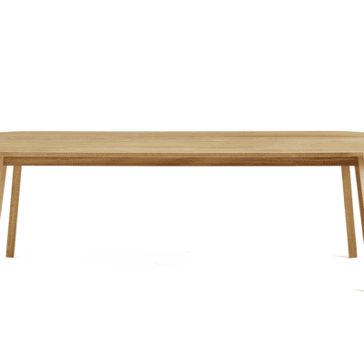 Triangle Obround Leg Table by Hay