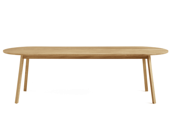 Triangle Obround Leg Table by Hay