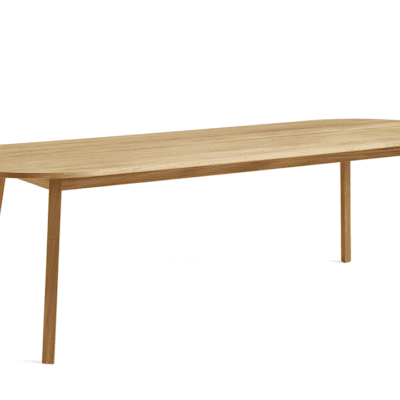 Triangle Obround Leg Table by Hay