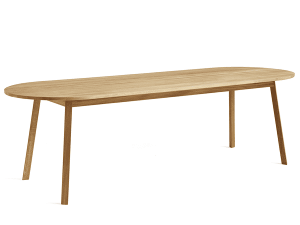 Triangle Obround Leg Table by Hay