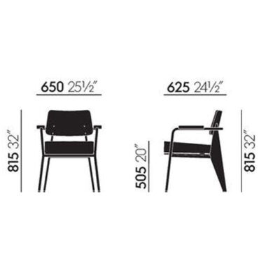 Vitra Fauteuil Direction Armchair-51154