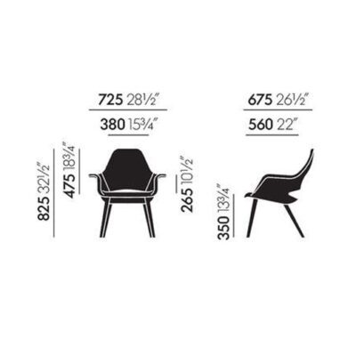 Vitra Organic Chair-51125