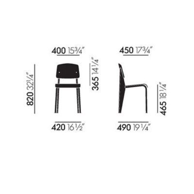 Standard chair by Vitra