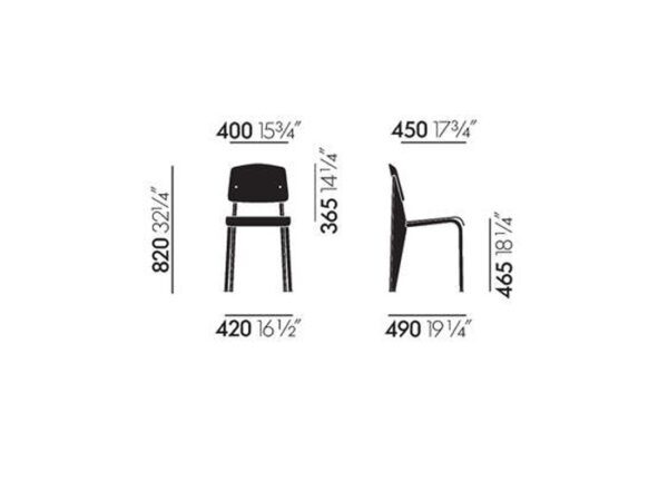 Standard chair by Vitra