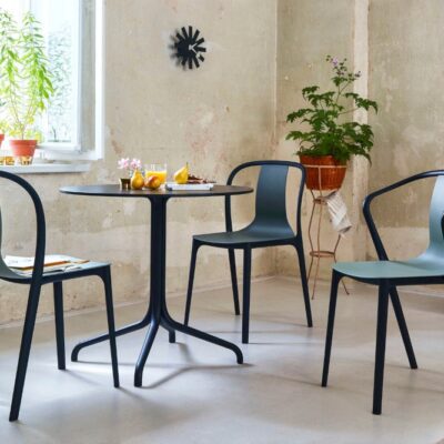 Vitra Belleville Chair Plastic Or Wooden For Indoor & Outdoor-78003