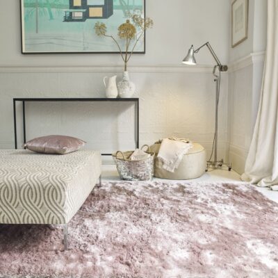 Whisper Pink Rug by Asiatic