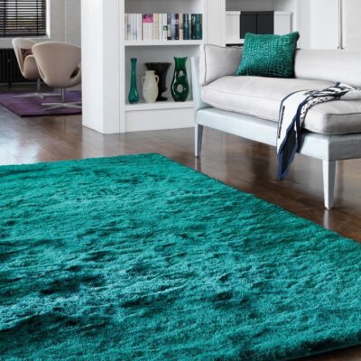 Whisper Teal Rug by Asiatic