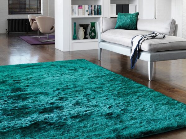 Whisper Teal Rug by Asiatic