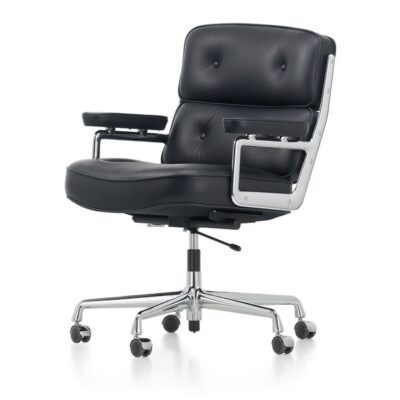 Vitra ES 104 Leather Swivel Lobby Chair-65920