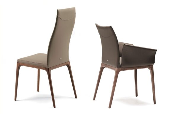 Cattelan Italia Arcadia Carver Chair, Fabric, Nubuck, Leather Upholstery-68868